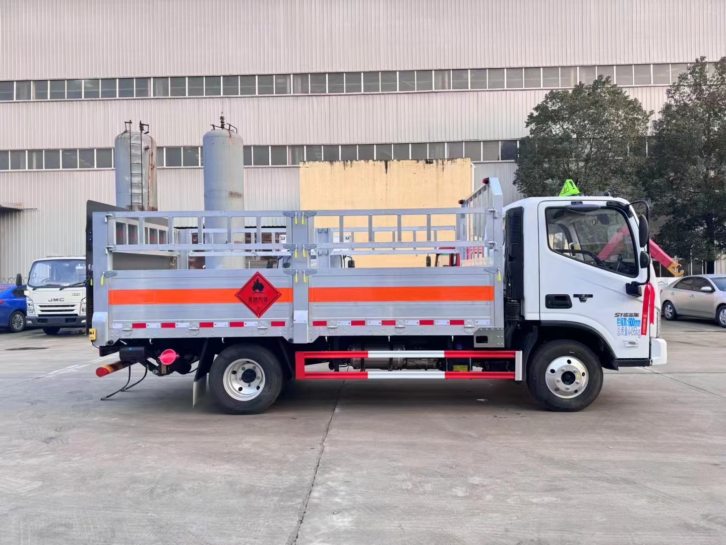 欧马可康机蓝牌气瓶运输车